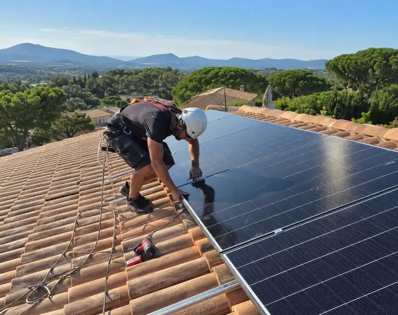 Installateur panneaux solaires Saint-Erblon — pose photovoltaïque sur toiture
