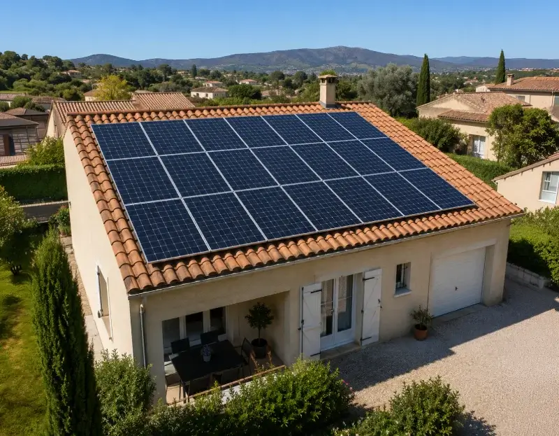 Prime à l'autoconsommation panneaux solaires Saint-Erblon — aide financière de l'État